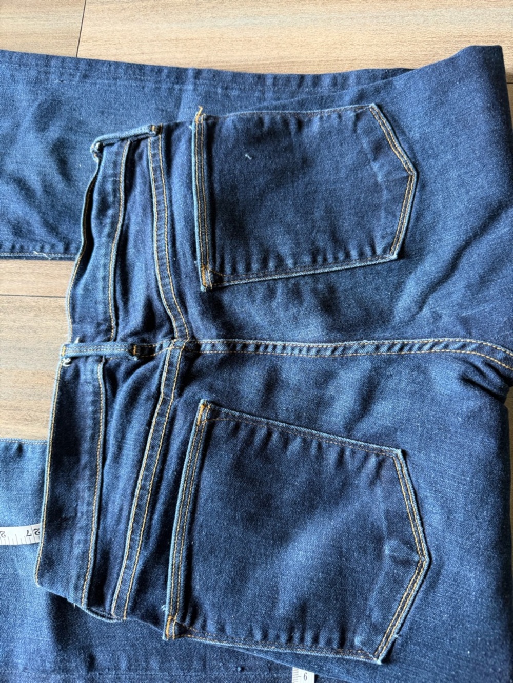 Frame Denim Dark Blue Flare Jeans - Picture 7 of 14